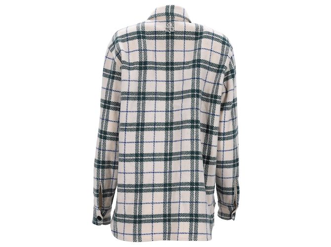 Chaqueta de cuadros con botones Faxon de Isabel Marant Étoile en lana multicolor - vista 3