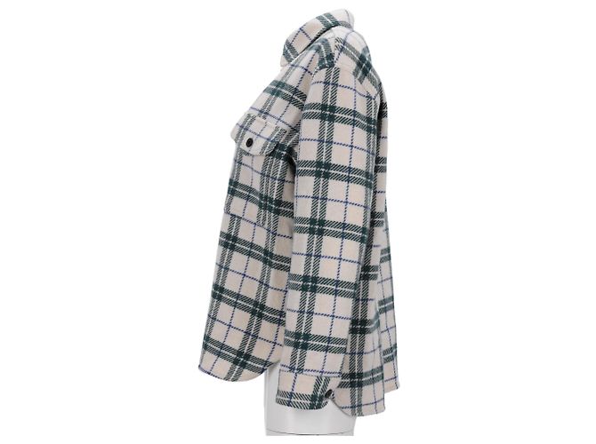 Chaqueta de cuadros con botones Faxon de Isabel Marant Étoile en lana multicolor - vista 7