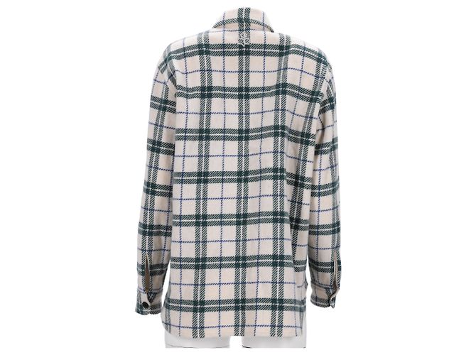 Chaqueta de cuadros con botones Faxon de Isabel Marant Étoile en lana multicolor - vista 8