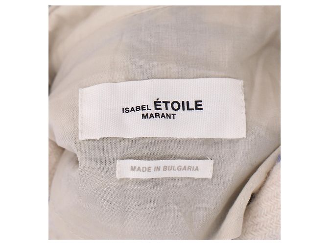 Chaqueta de cuadros con botones Faxon de Isabel Marant Étoile en lana multicolor - vista 9