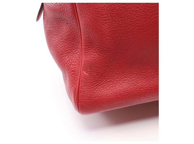 Borsa Hermès Victoria Elan 38 Rossa Rosso - vista 4