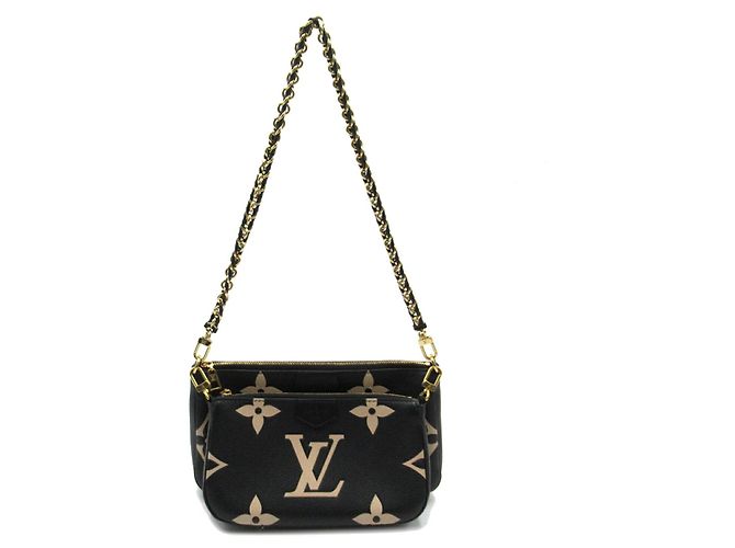 Pochette Accessorio Multi Pochette in Pelle Monogram Empreinte Louis Vuitton M45777 Nero - vista 2