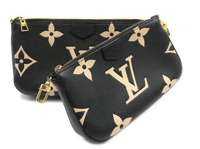 Pochette Accessorio Multi Pochette in Pelle Monogram Empreinte Louis Vuitton M45777 Nero - vista 5
