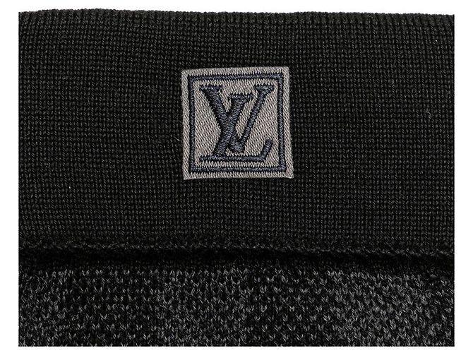 Louis Vuitton Damier Graphite Wool Gloves M70006 Black - view 2