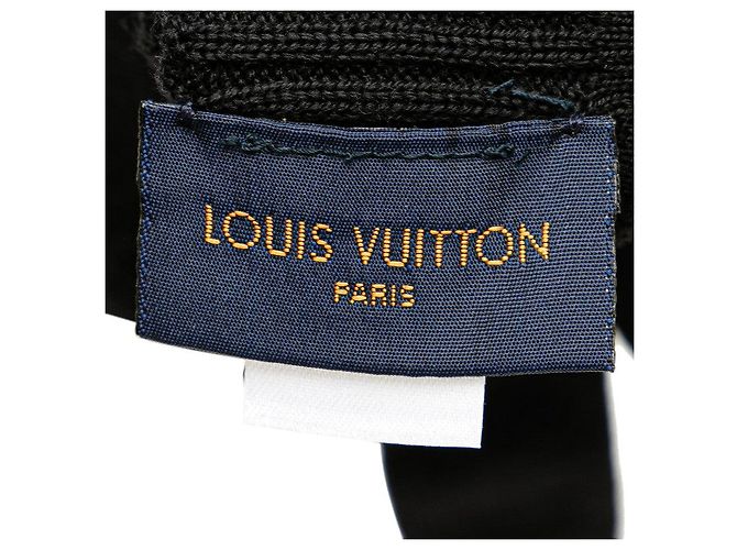 Louis Vuitton Damier Graphite Wool Gloves M70006 Black - view 3
