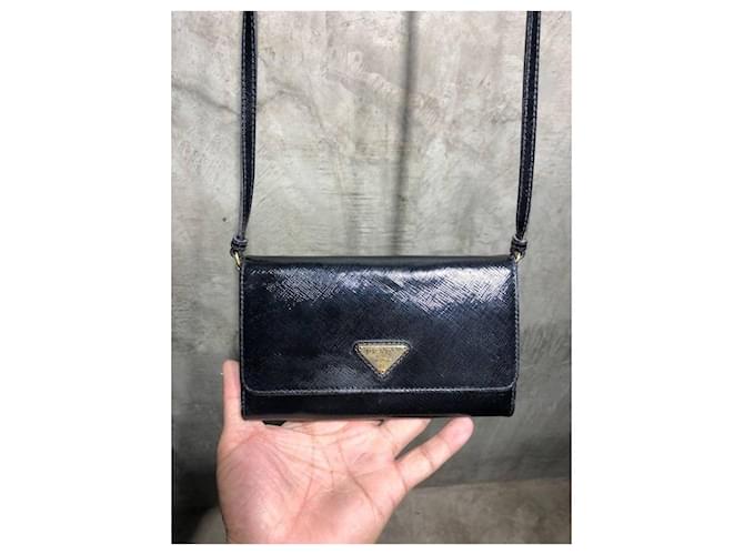 Borsa a spalla Prada a due vie Nero - vista 3