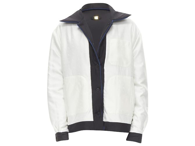 Fendi Reversible silk logo padded jacket - view 2