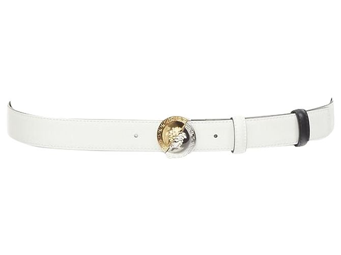 Cintura reversibile in argento con moneta Demi Medusa di Versace - vista 3