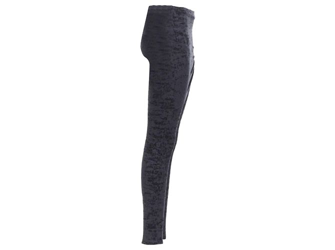 Balenciaga Demna zerknitterte Samt-Hose mit Drapierung vorne - Ansicht 5