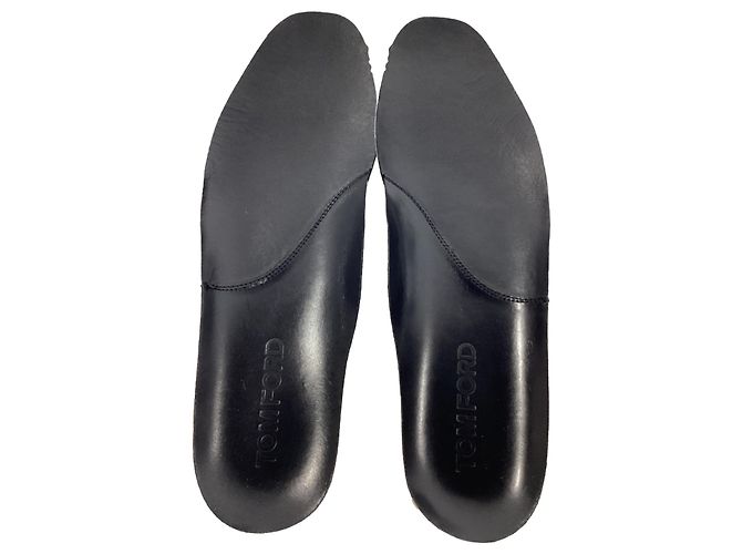 Sneakers basse con lacci Tom Ford in suede blu e nero - vista 8