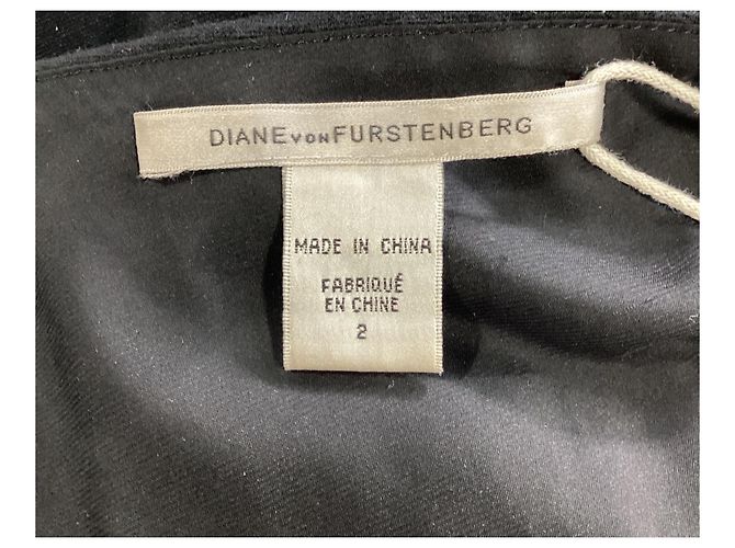 Marcona Kleid von Diane Von Furstenberg aus schwarzer Viskose - Ansicht 11