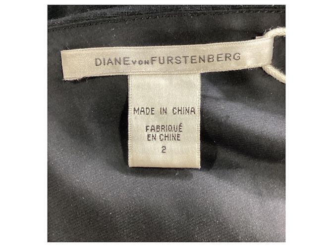 Marcona Kleid von Diane Von Furstenberg aus schwarzer Viskose - Ansicht 5