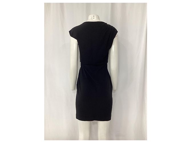 Marcona Kleid von Diane Von Furstenberg aus schwarzer Viskose - Ansicht 8