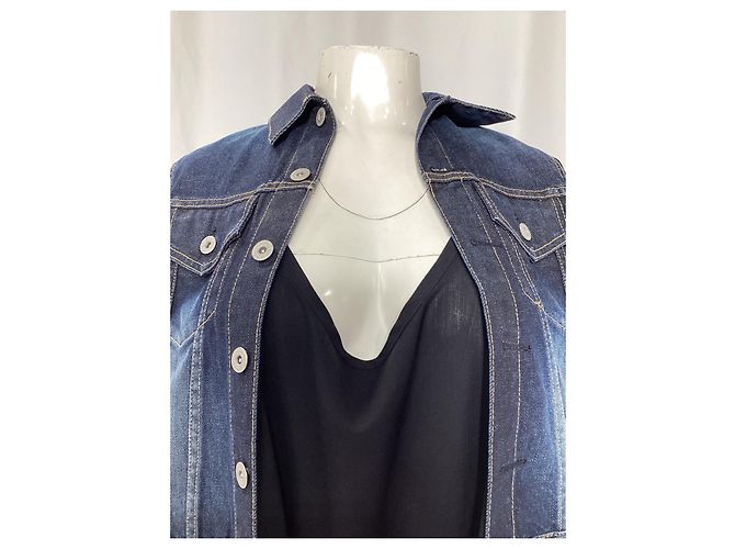 Denim-Westenkleid von Comme des Garçons Junya Watanabe aus schwarzer Wolle - Ansicht 3