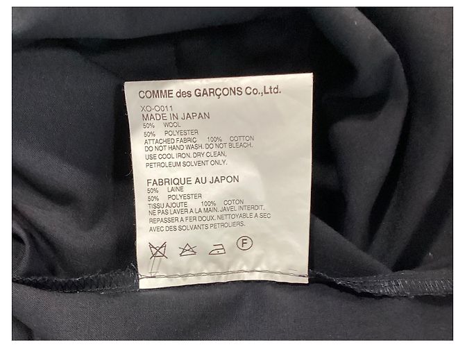 Denim-Westenkleid von Comme des Garçons Junya Watanabe aus schwarzer Wolle - Ansicht 5