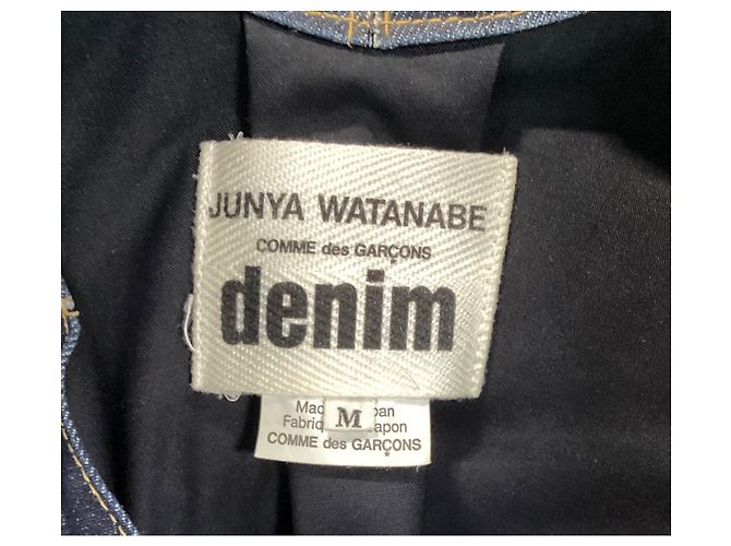 Denim-Westenkleid von Comme des Garçons Junya Watanabe aus schwarzer Wolle - Ansicht 7