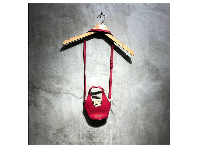 Borsa a secchiello Le Carino di Jacquemus Rosso - vista 10