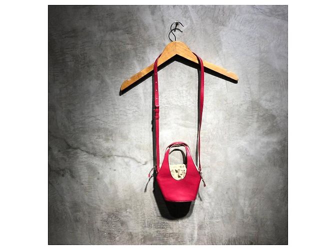 Borsa a secchiello Le Carino di Jacquemus Rosso - vista 2