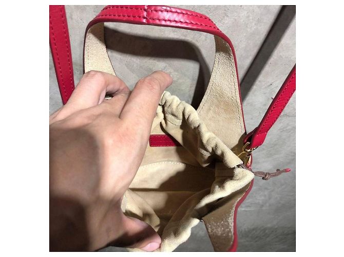 Borsa a secchiello Le Carino di Jacquemus Rosso - vista 6