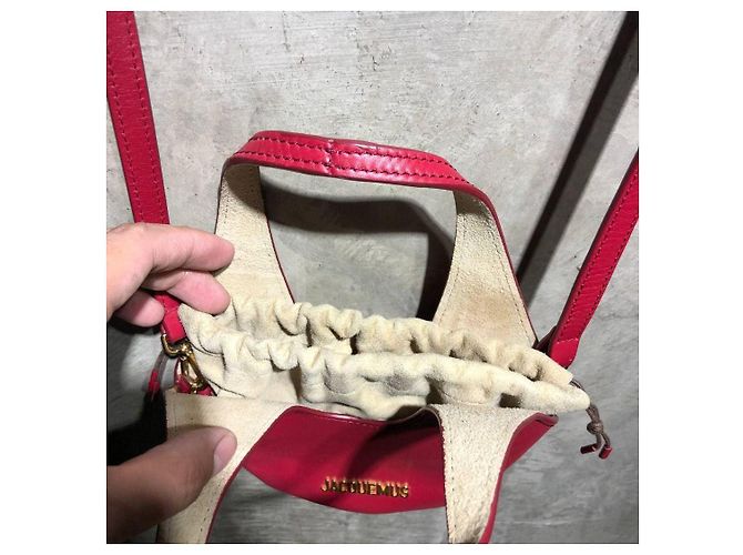 Borsa a secchiello Le Carino di Jacquemus Rosso - vista 7