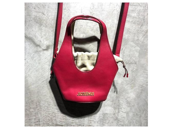 Borsa a secchiello Le Carino di Jacquemus Rosso - vista 9