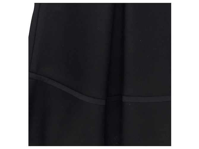 Saia A-Line em tule plissado com acabamento em malha Scuba da Donna Karan - vista 2