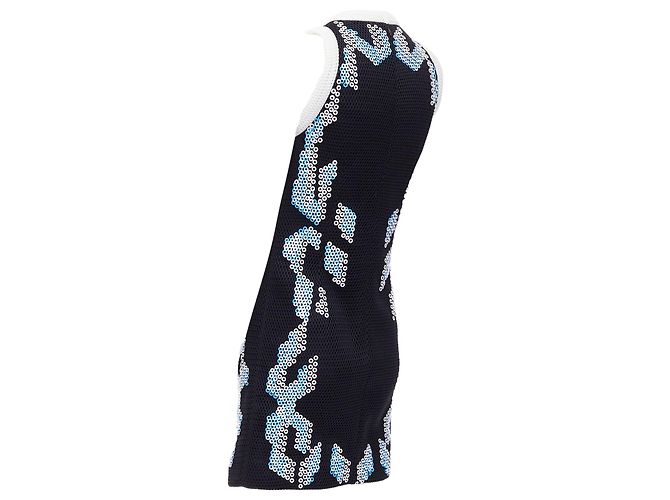 Vestido mini de malha com embellishments de contas Peter Pilotto - vista 6