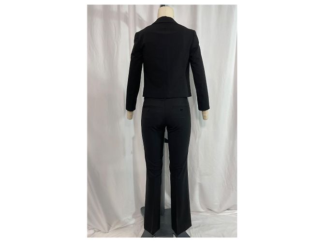 Theory Blazer e Calças em Lã Preta Preto - vista 12