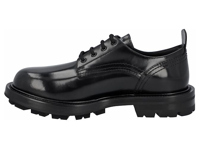 Scarpe derby Worker di Alexander McQueen Nero - vista 2