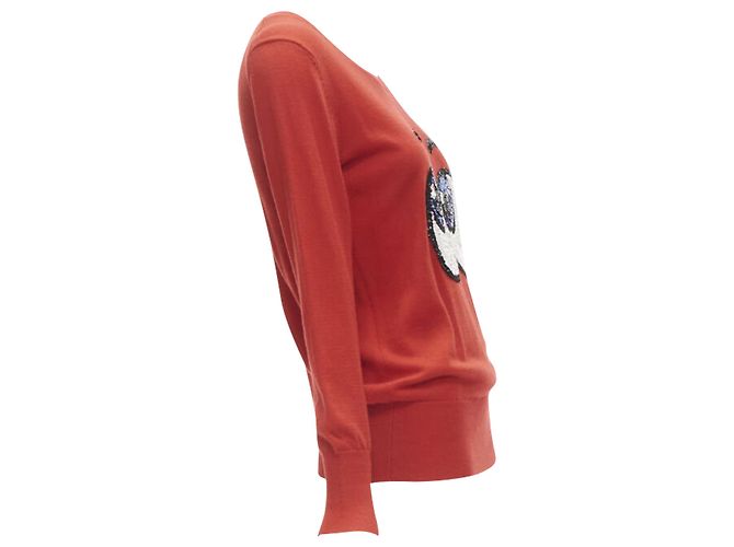 Markus Lupfer Pullover mit Comic-Augen aus Pailletten von MarkLupfer - Ansicht 4