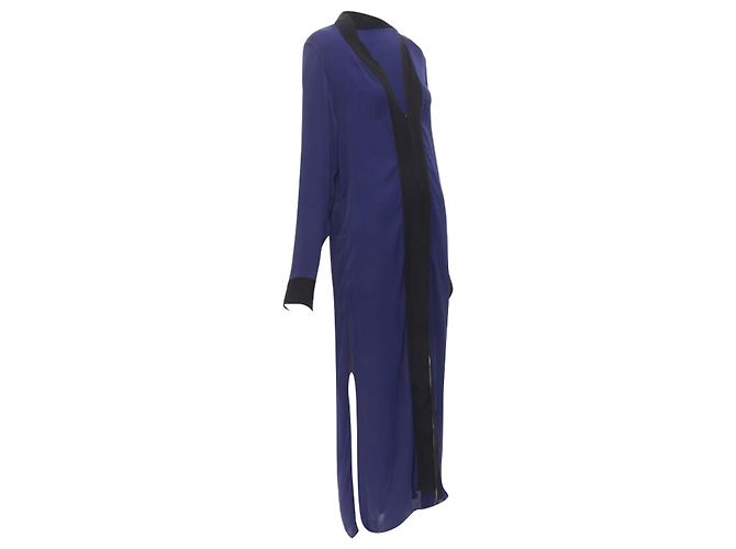 Chaqueta larga de bata con ribete de seda de rayón de Haider Ackermann - vista 3
