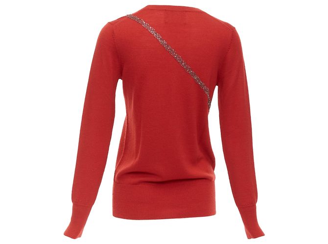 Merinowollpullover mit Pailletten Trompe Loeil von Markus Lupfer - Ansicht 4