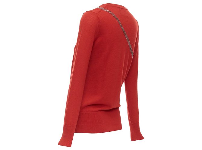 Merinowollpullover mit Pailletten Trompe Loeil von Markus Lupfer - Ansicht 5