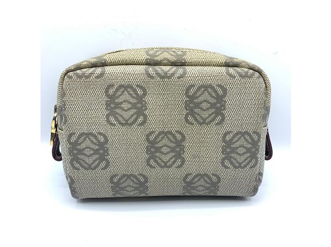 Neceser de PVC Anagram Loewe gris - vista 2