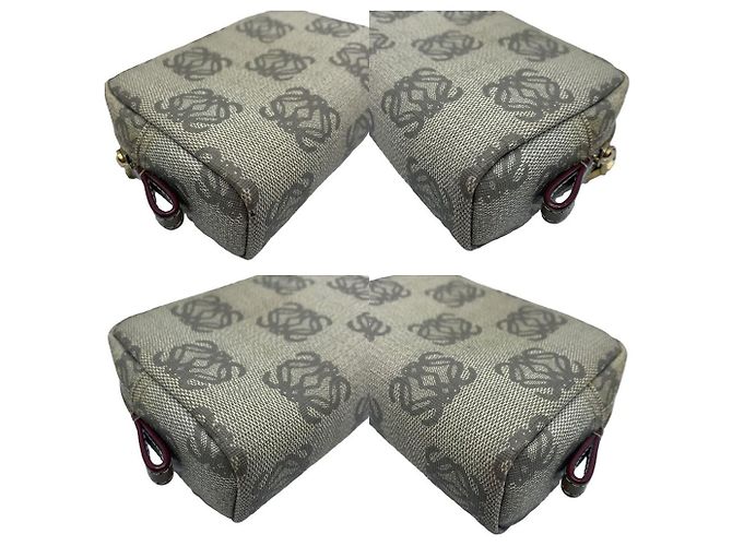 Neceser de PVC Anagram Loewe gris - vista 3