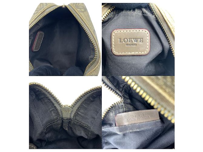 Neceser de PVC Anagram Loewe gris - vista 6