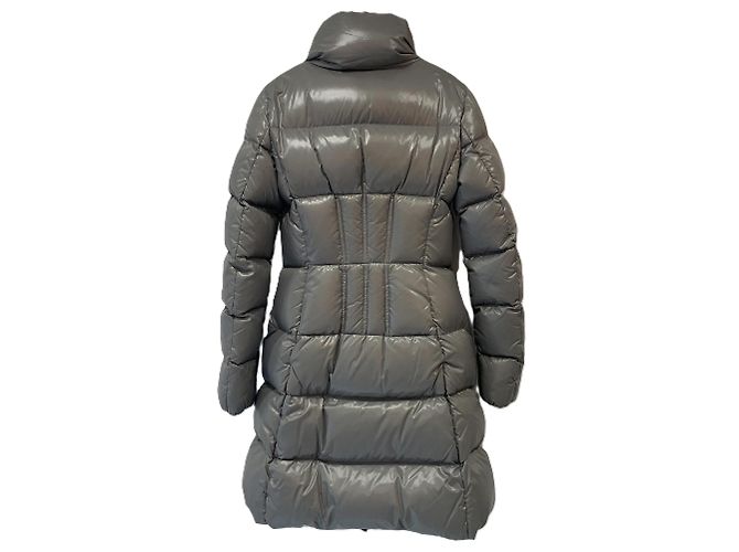 Moncler JASMINUM Abrigo Largo de Plumas Gris Castaño - vista 2
