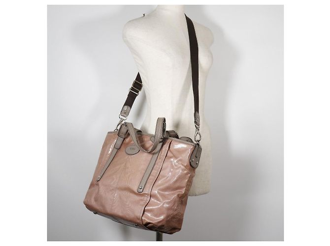 Borsa tote in PVC Tod's 2WAY a spalla marrone - vista 10