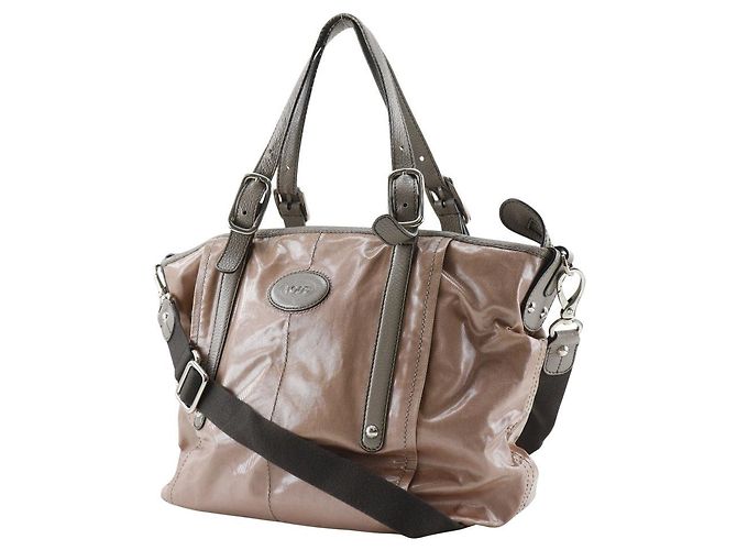 Borsa tote in PVC Tod's 2WAY a spalla marrone - vista 2