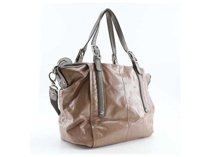 Borsa tote in PVC Tod's 2WAY a spalla marrone - vista 3