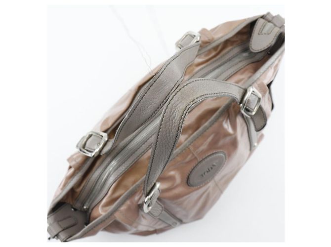 Borsa tote in PVC Tod's 2WAY a spalla marrone - vista 5