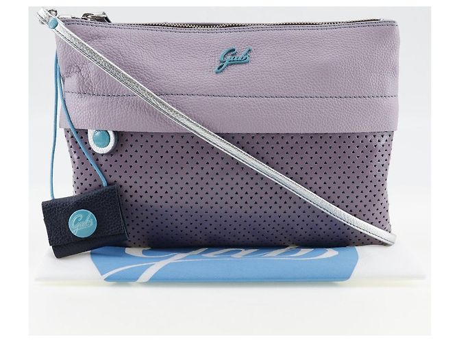 Autre Marque Borsa a spalla 2WAY in pelle Gab viola Porpora - vista 8