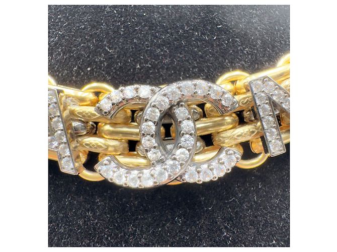 Chanel Mademoiselle Chain CC Coco Crystal Halskette Gürtel Gold hardware - Ansicht 12