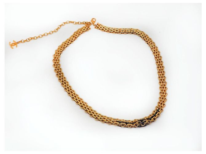 Chanel Mademoiselle Chain CC Coco Crystal Halskette Gürtel Gold hardware - Ansicht 6