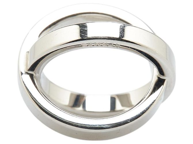 Ring Hermès Anello per sciarpa Hermes Cosmos in metallo argento - vista 2