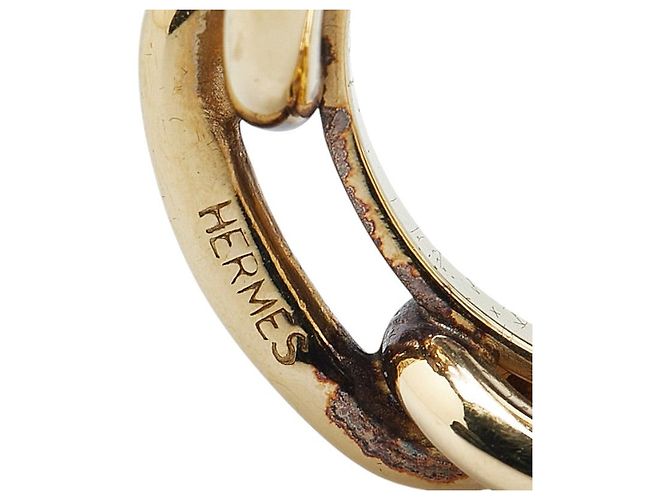 Ring Hermès Anello per sciarpa D'Ancre in catena Hermes oro D'oro - vista 6
