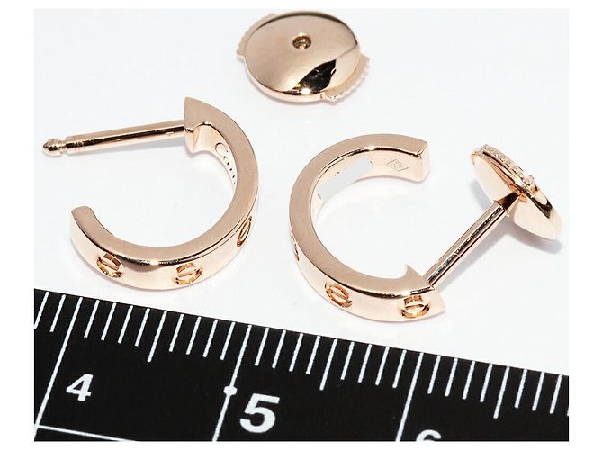 Orecchini Cartier Mini Love Au750 D'oro - vista 3