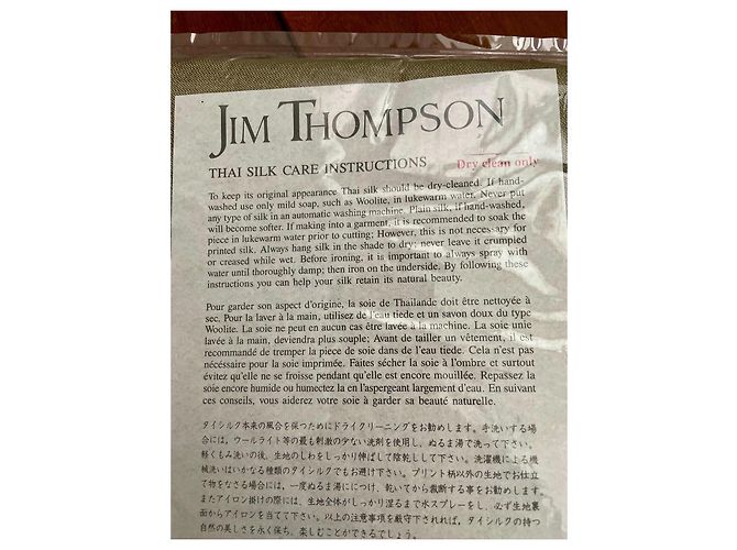 Autre Marque Stola Jim Thomson in seta e lana rosa beige grigio - vista 9