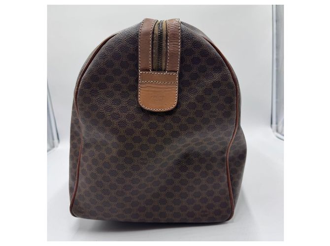 Céline Borsa da viaggio Boston Duffel Triomphe di Celine Macadam Marrone - vista 10