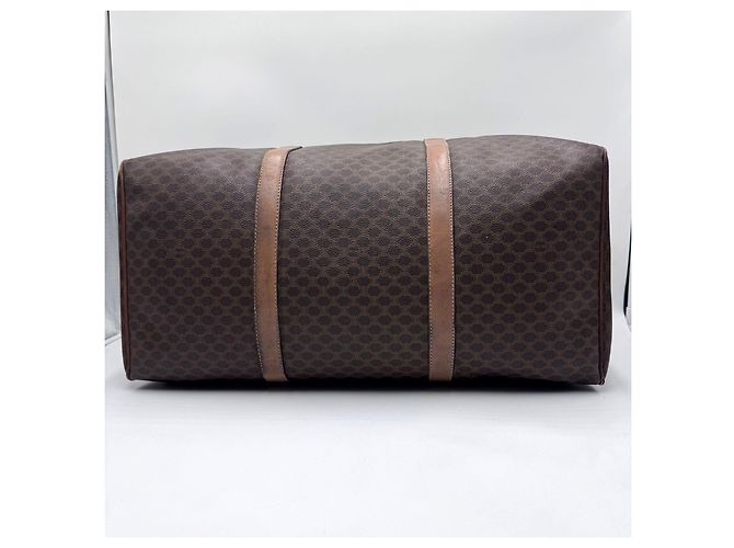 Céline Borsa da viaggio Boston Duffel Triomphe di Celine Macadam Marrone - vista 12